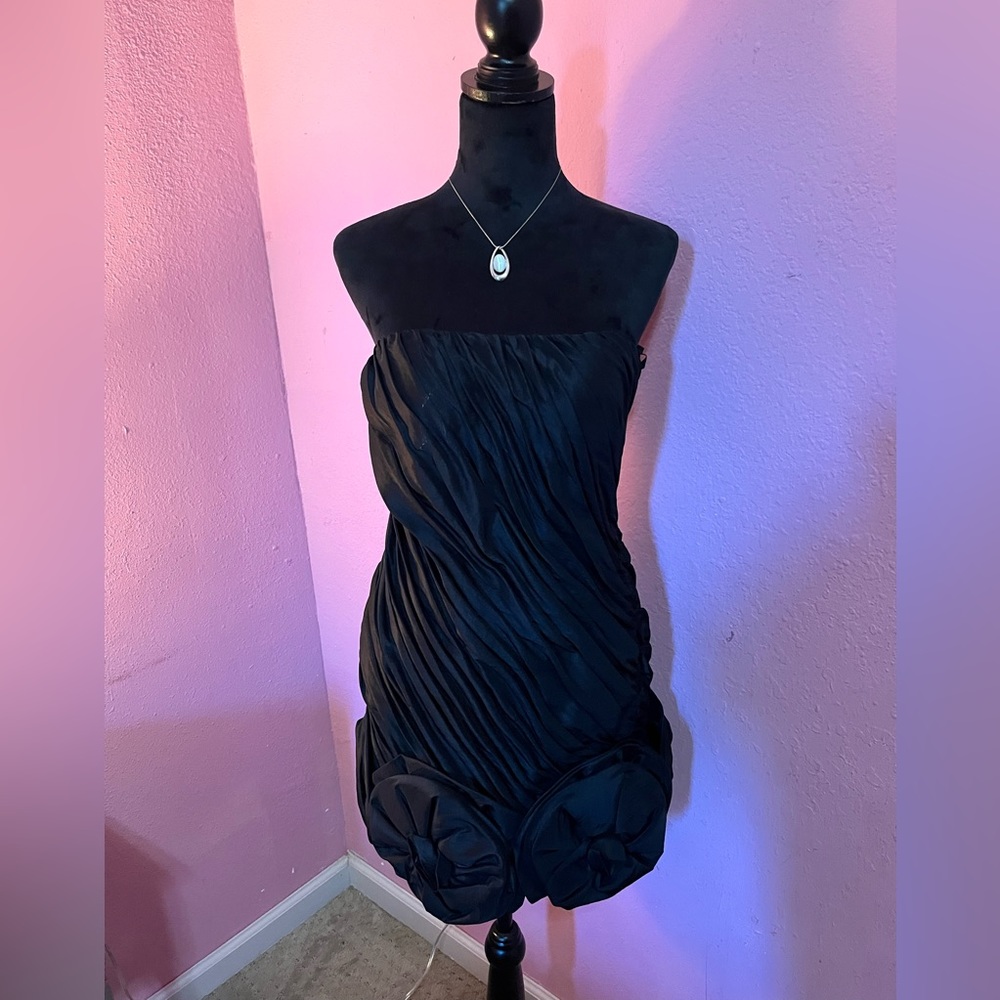 The Wow Prom & Pageant Little Black Silk Dress